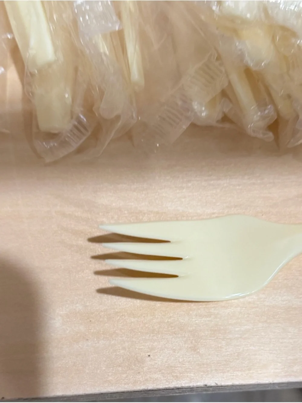 Vintage McDonald’s Individually Wrapped Plastic Disposable Forks Lot Of 29